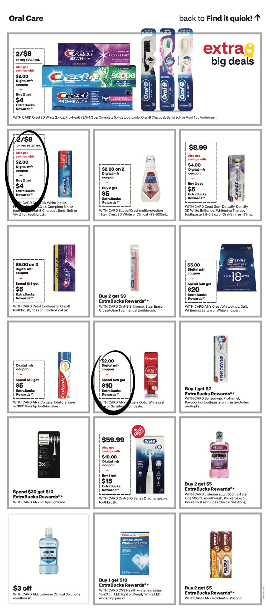 page from CVS ad