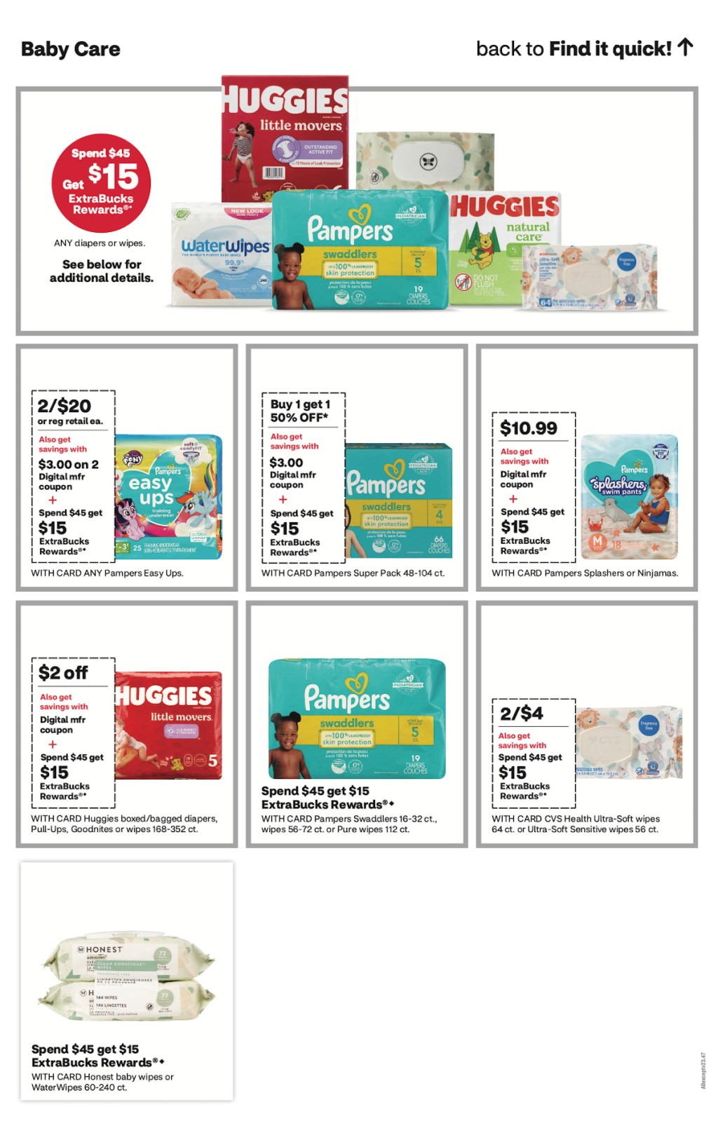 page from CVS ad