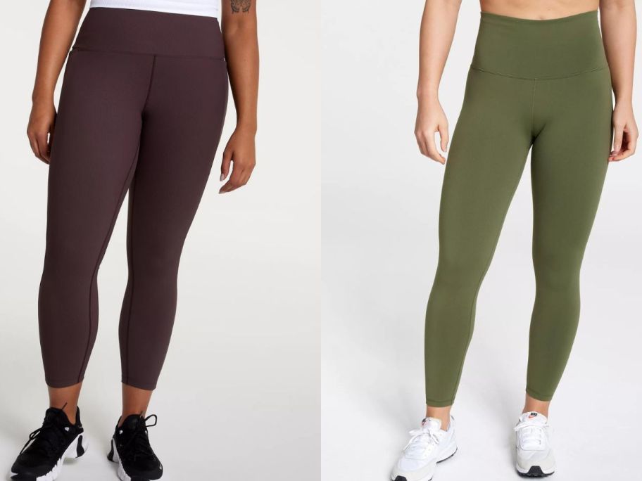 Stock images of two women wearing calia Leggings