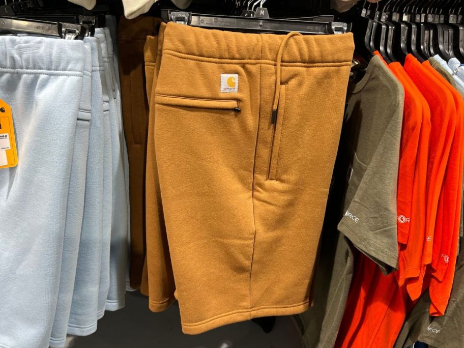 Carhartt Shorts on hangers