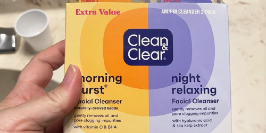 Clean & Clear Facial Cleansers Set Only $5 Shipped on Amazon (Regularly $15)