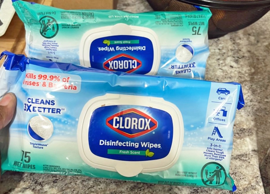 Clorox Disinfecting Wipes 3-Pack Just $9.48 Shipped on Amazon