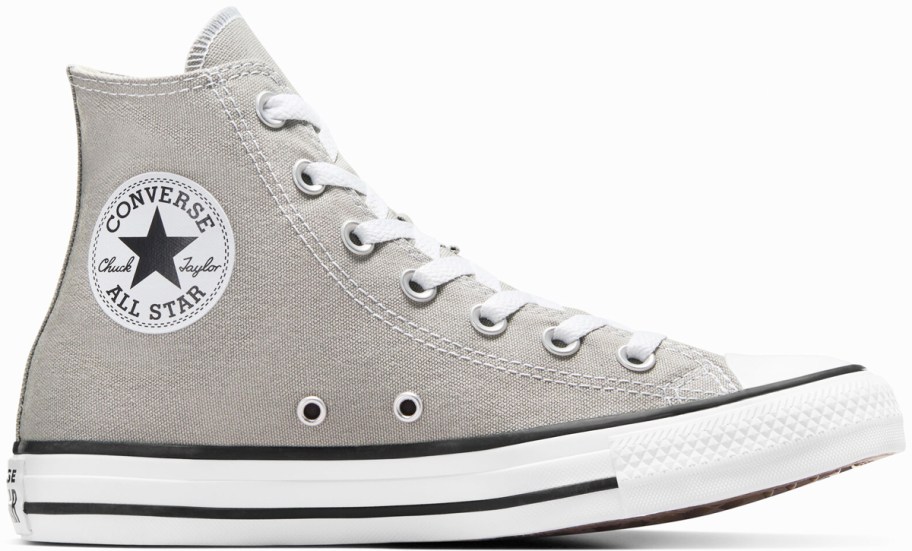 grey high top converse sneaker