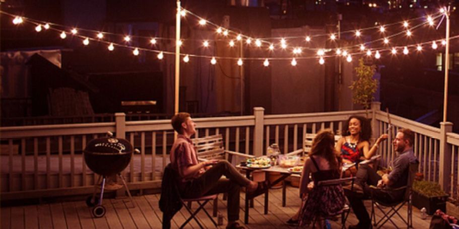 LED 50-Foot Outdoor String Lights Only $9.99 Shipped for Prime Members (Reg. $20)