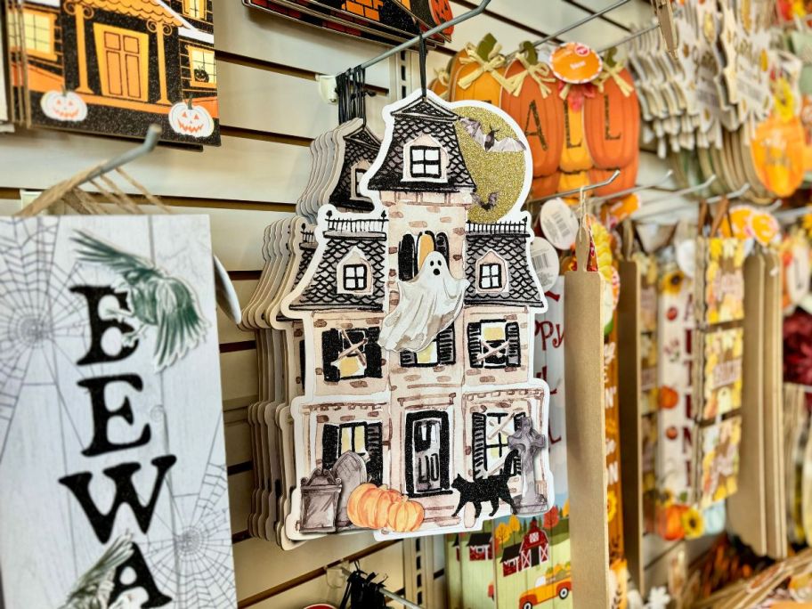 Dollar Tree Halloween Wooden Decor