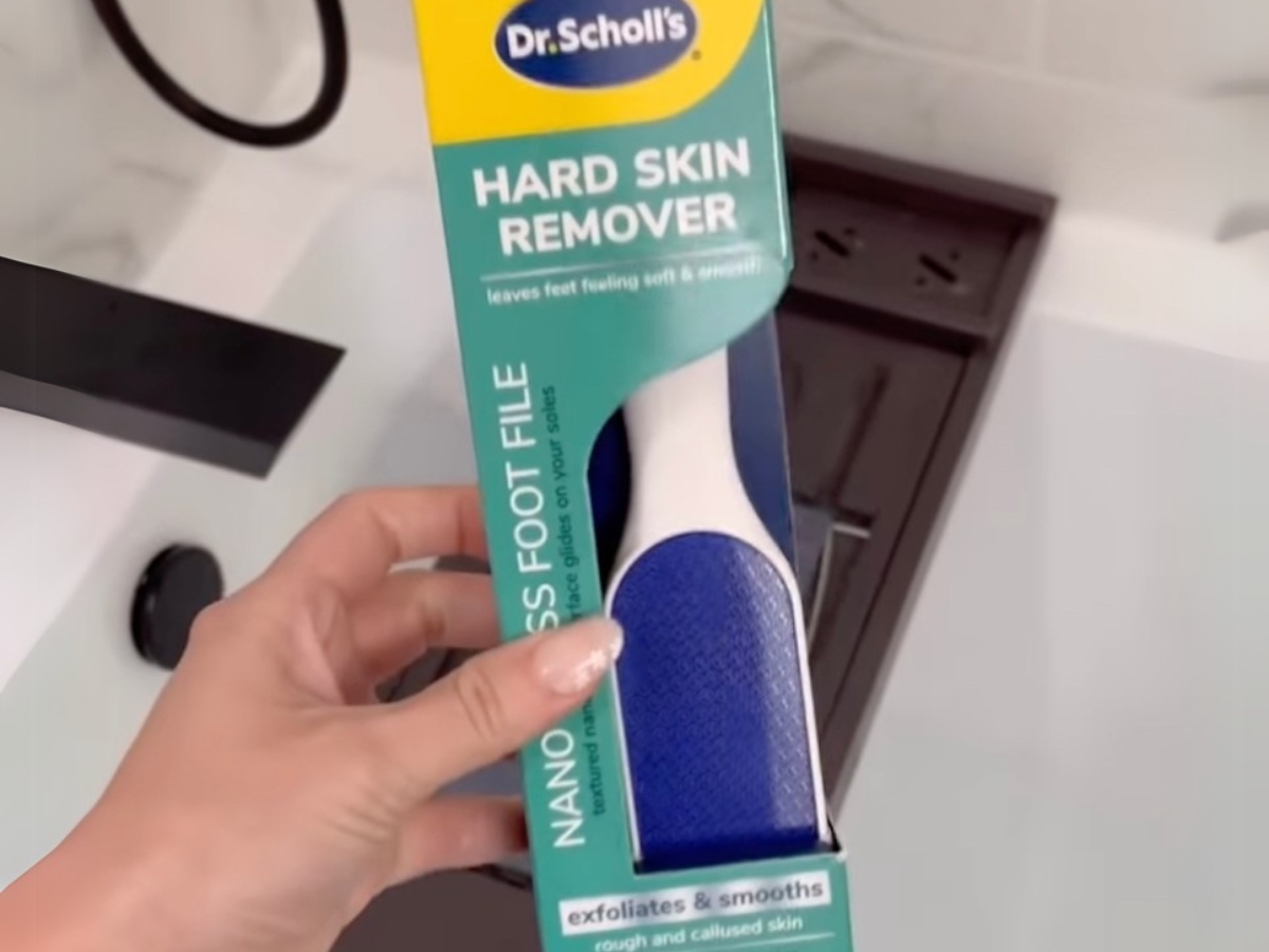 Dr. Scholl’s Glass Foot File ONLY $5.98 Shipped on Amazon | Over 9K 5-Star Reviews