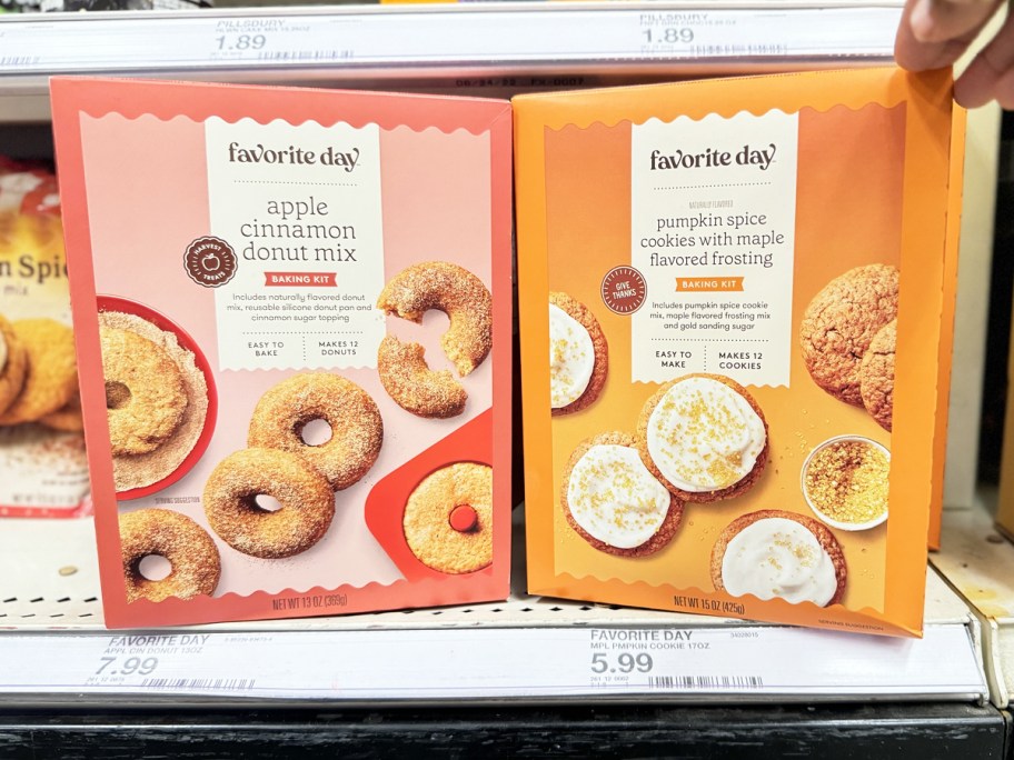 Favorite Day Baking Mixes on store shelf