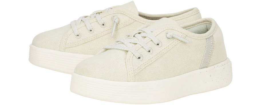 pair of canvas sneakers