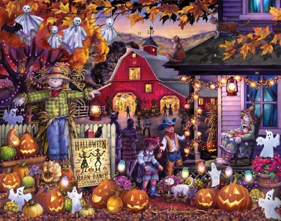 Halloween Barn Dance Calendar