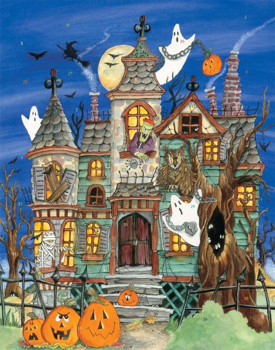 Haunted House Halloween Countdown Calendar from Amazon