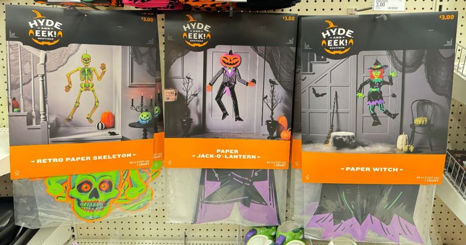 Hyde & EEK! Boutique 50" Halloween Paper Wall Decor in store