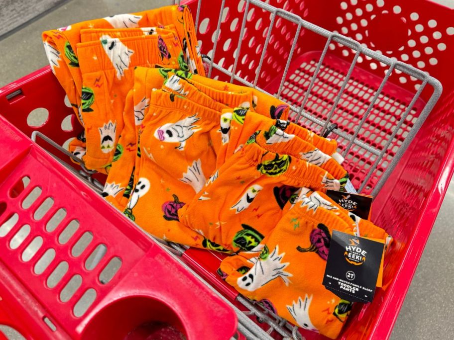 Hyde & EEK! Boutique Ghost Halloween Matching Family Pajamas in cart in store