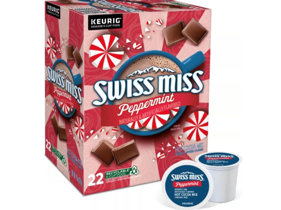 Swiss Miss Peppermint Hot Cocoa K-Cups 22-count Box