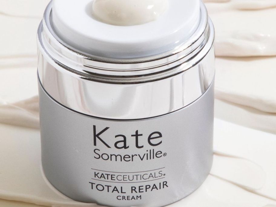 silver jar of Kate Somerville Total Repair Cream