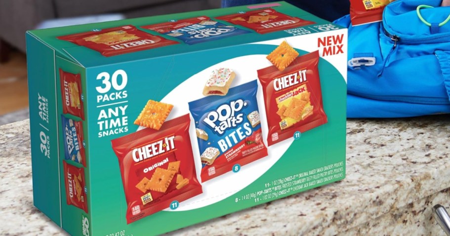 Kellogg’s Cheez-It & Pop-Tarts Snacks 30-Ct Variety Pack Only $9.97 Shipped on Amazon