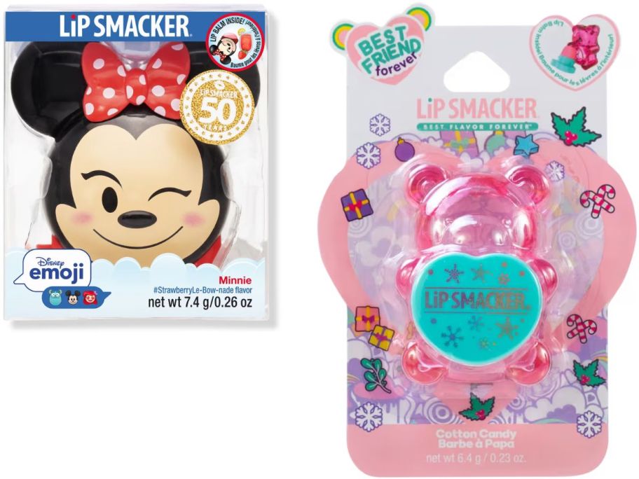 Lip Smacker Minnie Mouse and BFF Sugar Bear Lip Balms