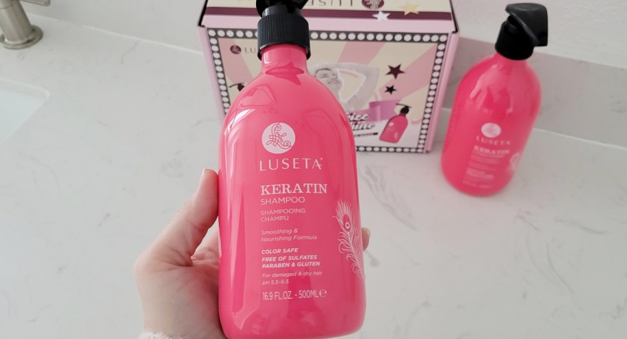 Luseta Keratin Shampoo & Conditioner Set $15.59 Shipped on Amazon | Restores Dry & Damaged Hair