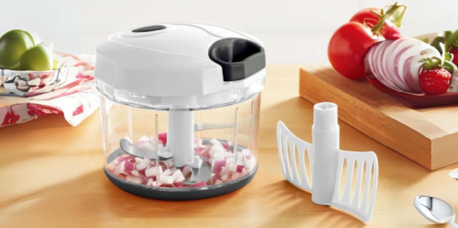 Mainstays Quick Pull Chopper Only $3.98 at Walmart (Reg. $8) | Chop Veggies & More In A Snap!