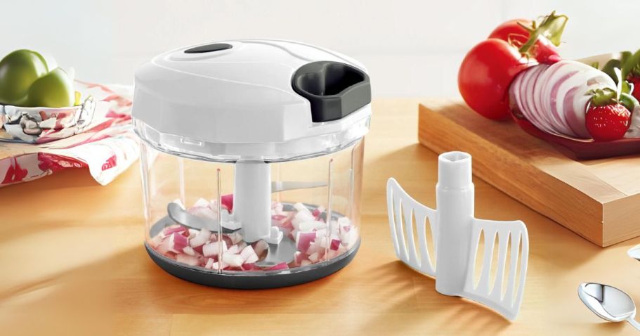 Mainstays Quick Pull Chopper Only $3.98 at Walmart – Veggie Prep Made Easy!