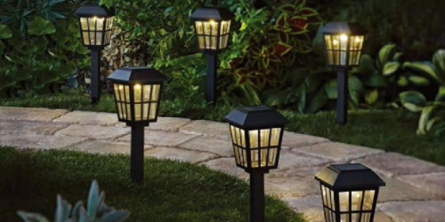 Outdoor LED Solar Lights 6-Pack Only $12.97 on Walmart.online