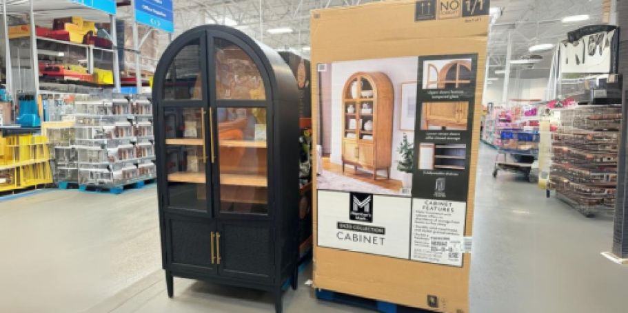 Sam’s Club Viral Arched Cabinet Just $599 (Available Online in Brown or Black!)