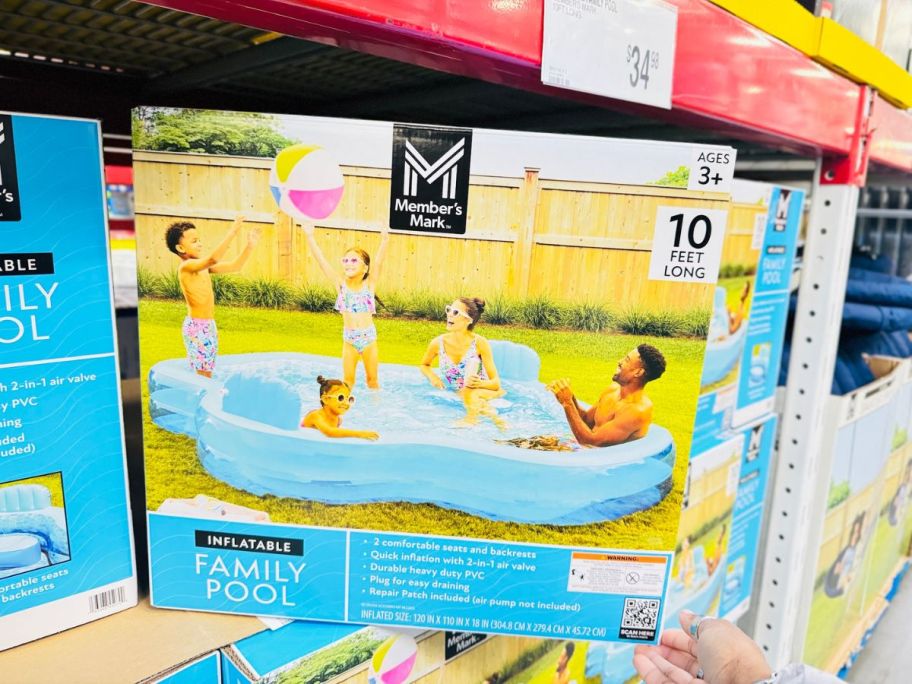 A Member's Mark Inflatable Family Pool