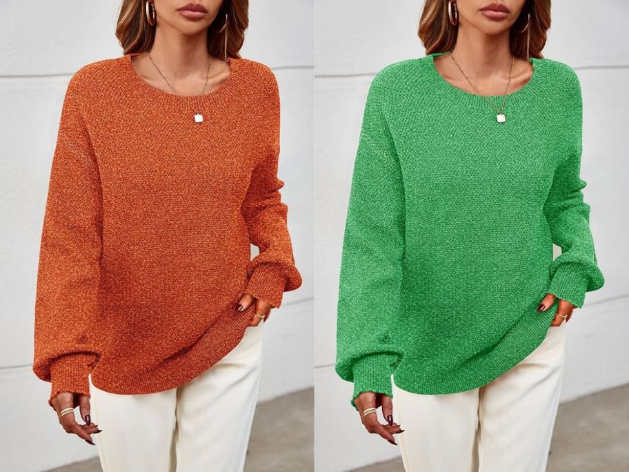 Merokeety Women’s Oversized Pullover Sweaters