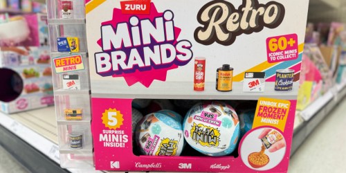 Mini Brands Retro Capsules Available Now at Target or Amazon (Items from 70s, 80s & 90s!)