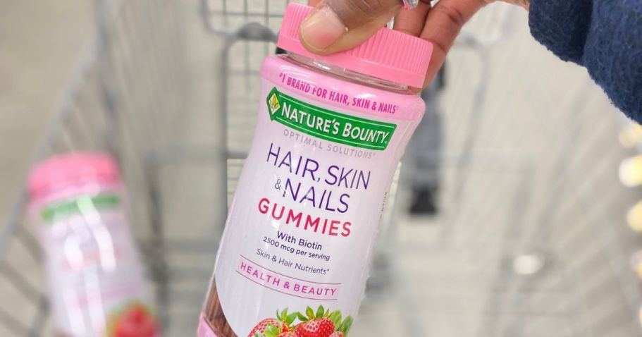 Nature’s Bounty Hair, Skin & Nails 200-Count Gummies Just $6 Shipped on Amazon (Reg. $22)