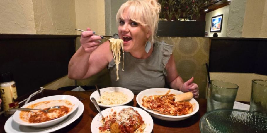 Olive Garden’s Never-Ending Pasta Bowl is Back (We Stacked Offers to Score THREE Meals for Just $20)