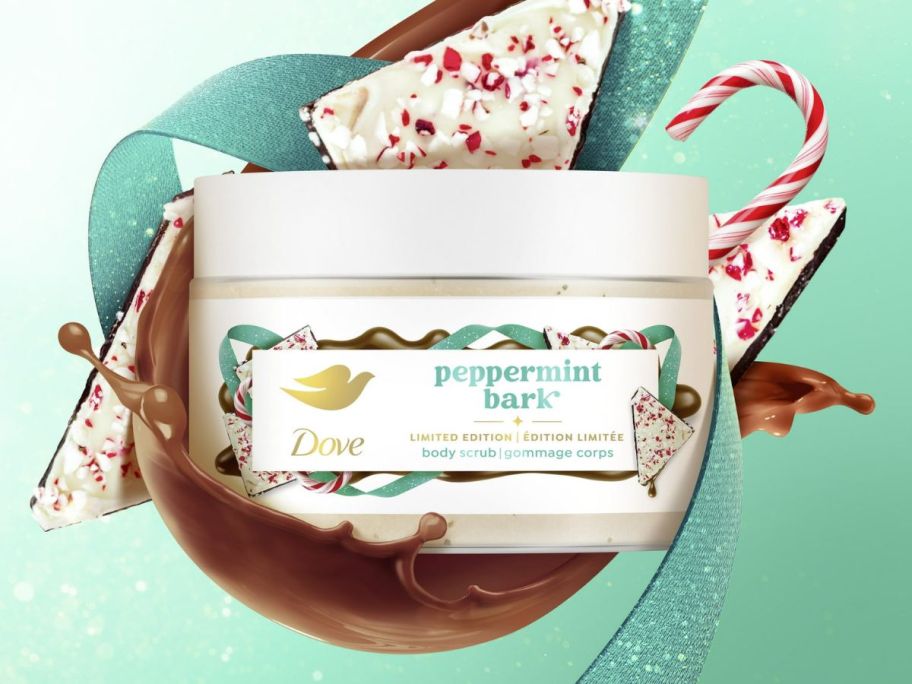 Peppermint bark exfoilating scrub