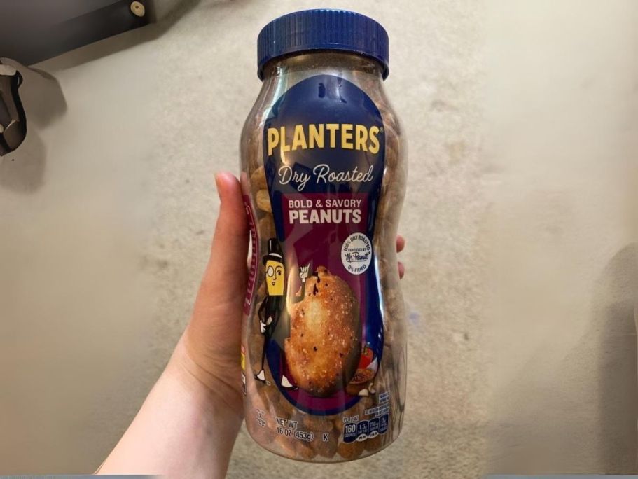 Planters Bold & Savory Peanuts 16oz Jar Just $2 Shipped on Amazon