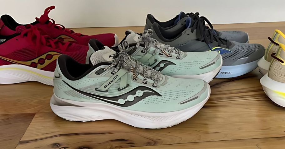 Several Saucony Sneakers