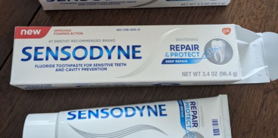 FOUR Sensodyne Whitening Toothpaste JUST $11.55 Shipped on Amazon (Regularly $25)