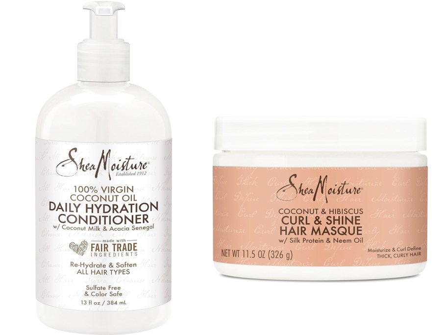 SheaMoisture conditioner and hair mask