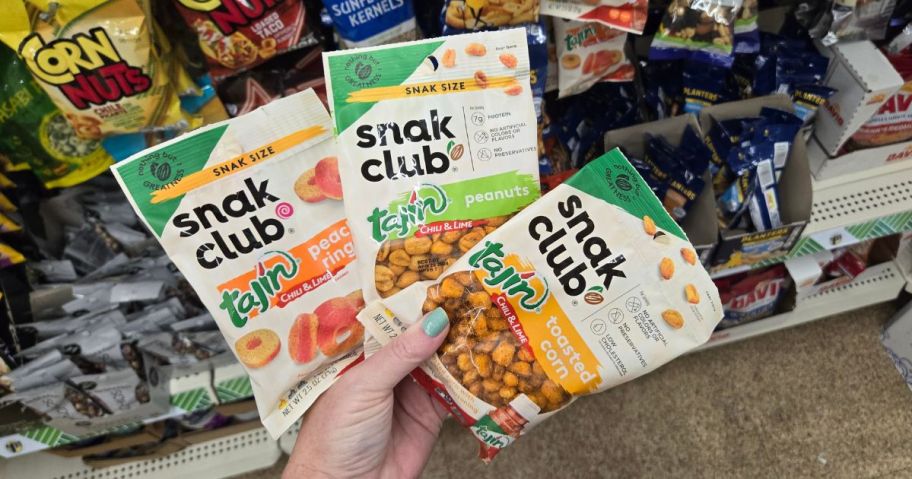 Snack Club Tajin flavored snacks