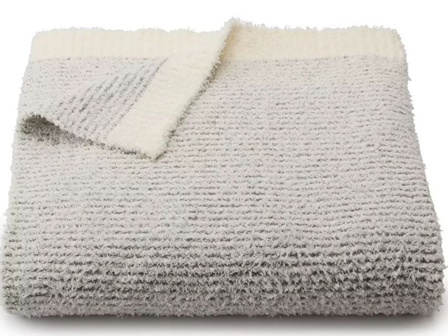 Sonoma Goods For Life Eyelash Knit Throw Blanket in gray