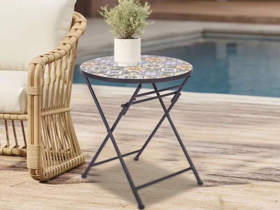 Sonoma Goods for Life Folding Mosaic Table