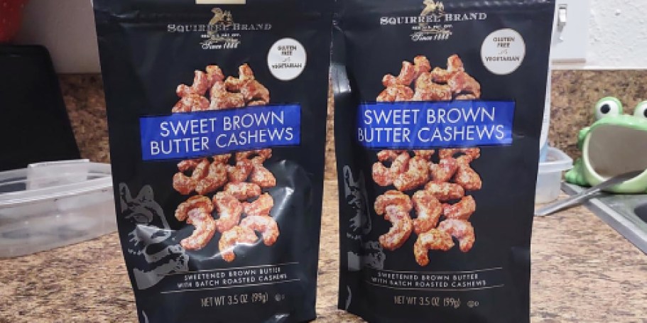 Squirrel Brand Sweet Brown Butter Cashews Just $2 Shipped on Amazon