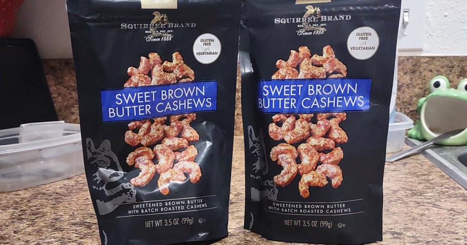 Squirrel Brand Sweet Brown Butter Cashews Just $2 Shipped on Amazon