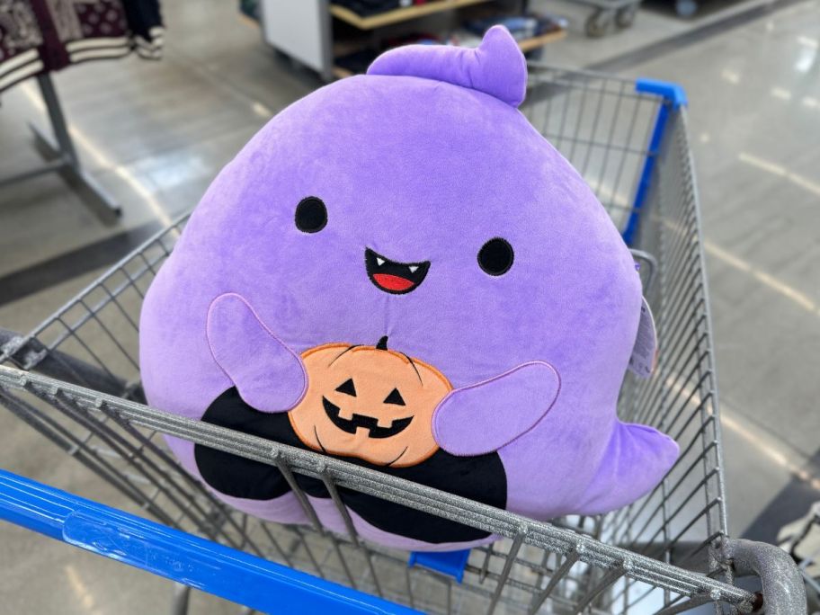 Squishmallows 16-Inch Jordon the Purple Ghost in cart in store