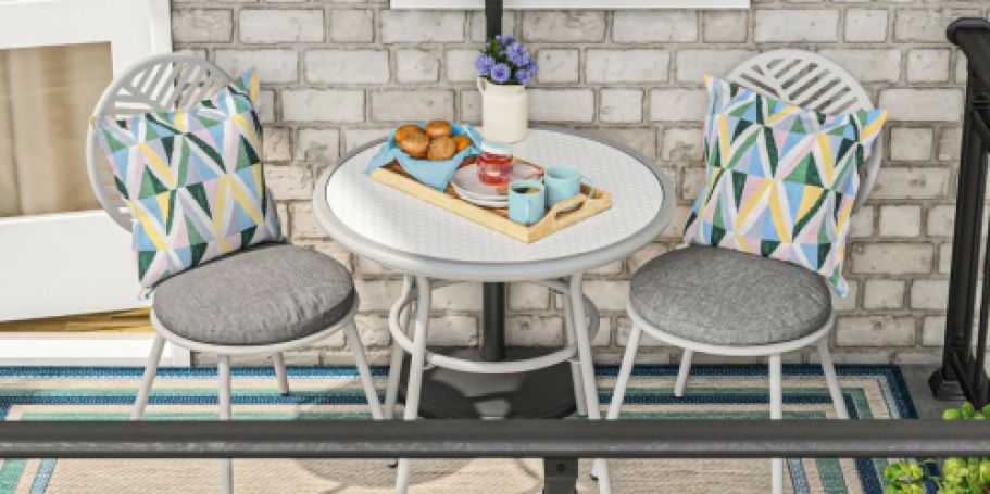 Up to 75% Off Lowe’s Patio Furniture | Bistro Dining Set Only $62 Shipped (Reg. $248)