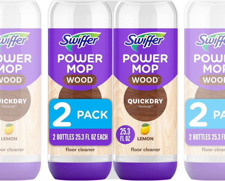 swiffer power mop refill pack for wood floors