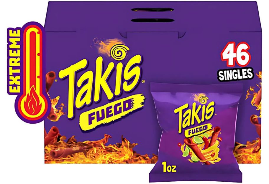 takie fuego 46 count box stock image