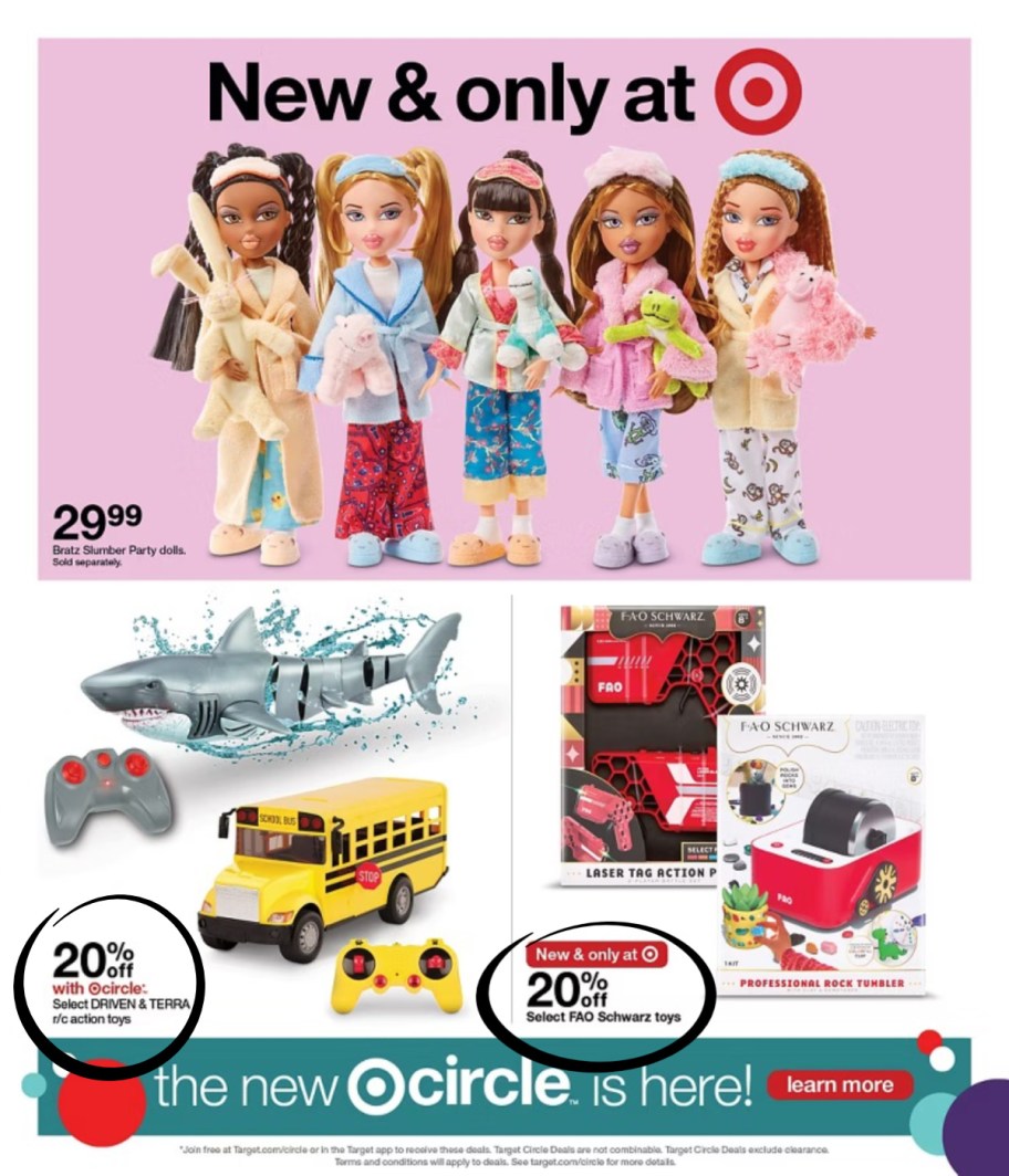 page from Target ad