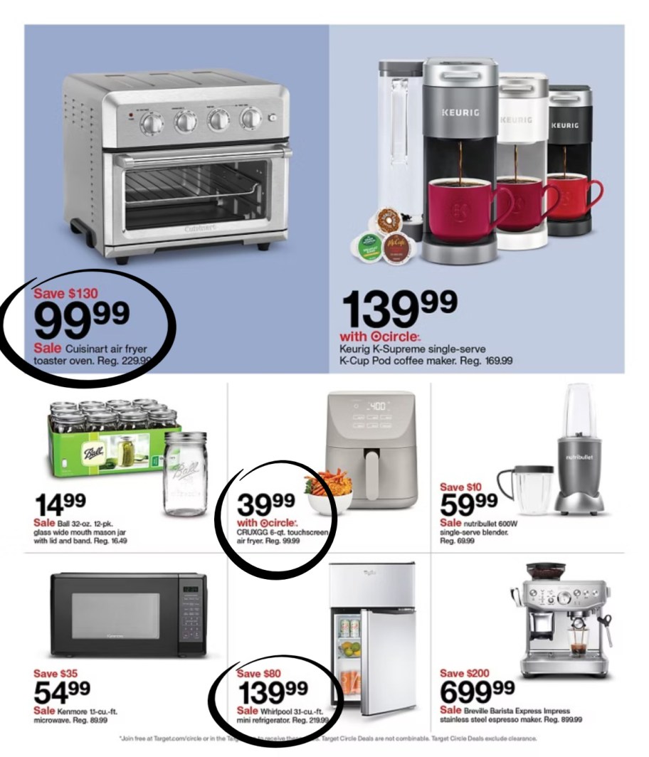 page from Target ad