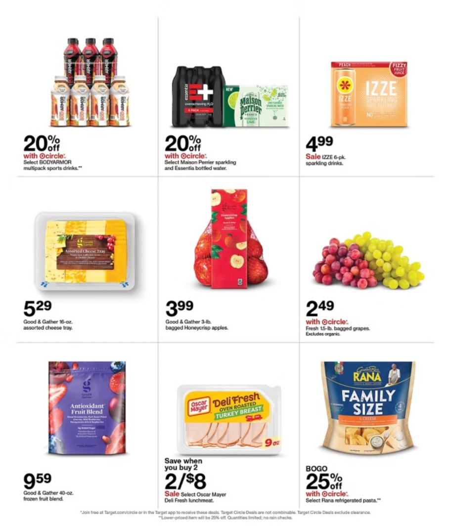 page from Target ad