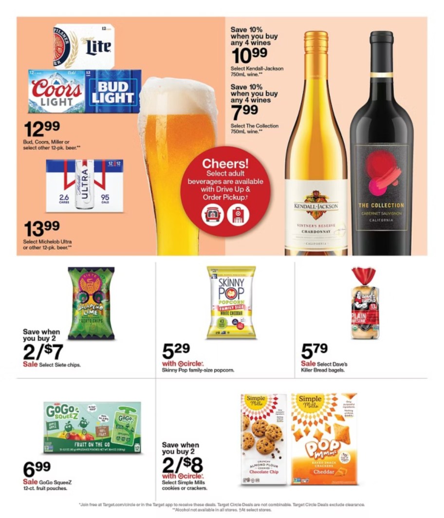 page from Target ad