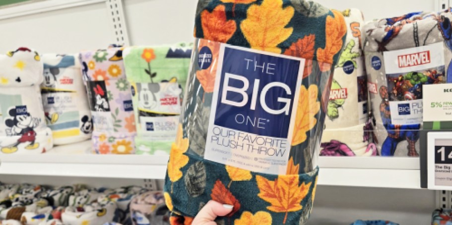 Kohl’s Big One Plush Throw Blankets from Just $7 | Includes Fall & Halloween Styles!