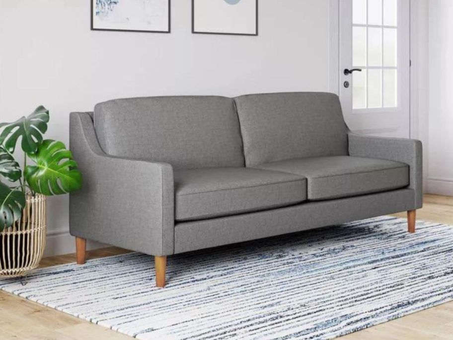 Threshold Prescott Slope Arm Sofa in living room